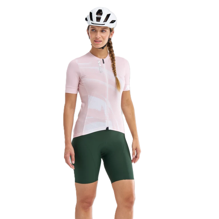 Maillot MAVIC AKSIUM GRAPHIC Maniche Corte Donna Rosa