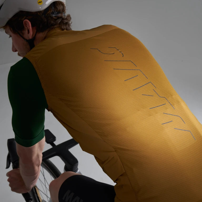 MAVIC AKSIUM WIND ærmeløs jakke brun