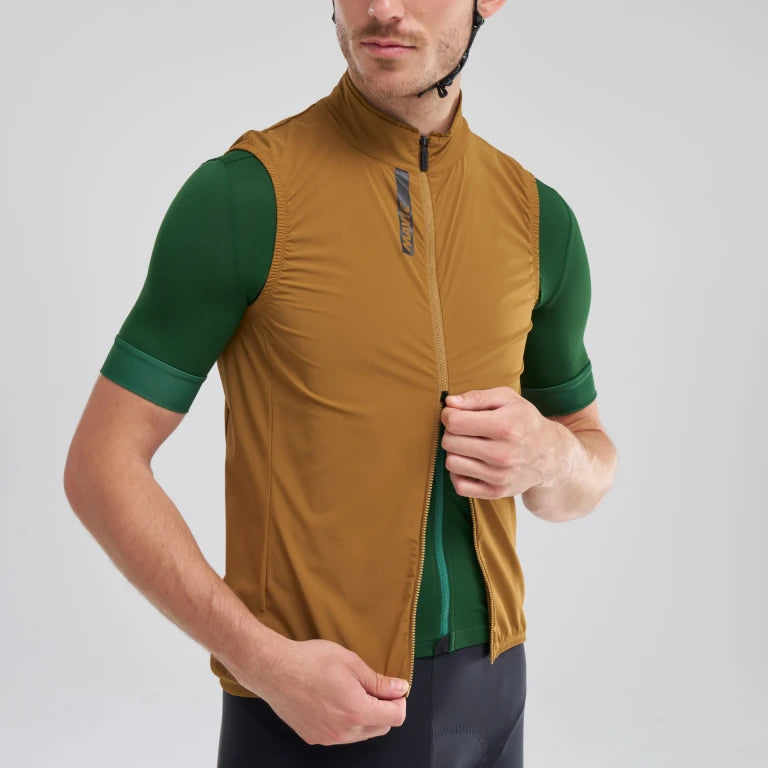 MAVIC AKSIUM WIND ærmeløs jakke brun