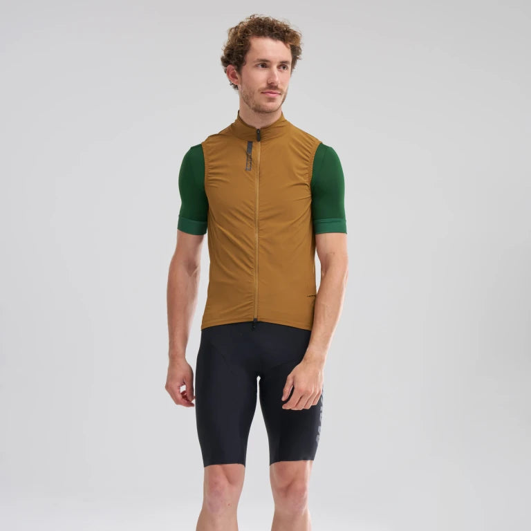 MAVIC AKSIUM WIND ærmeløs jakke brun