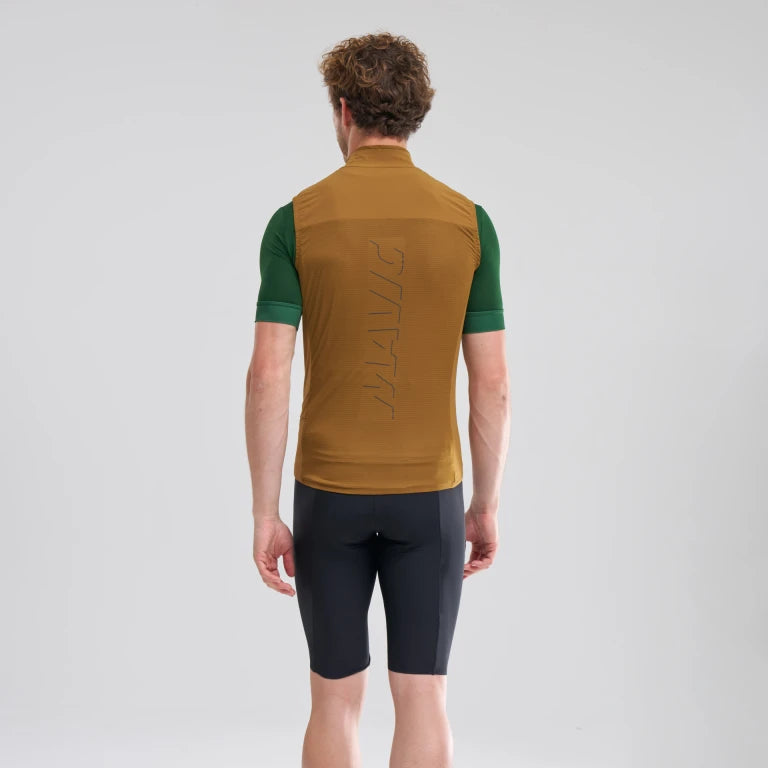 MAVIC AKSIUM WIND ærmeløs jakke brun