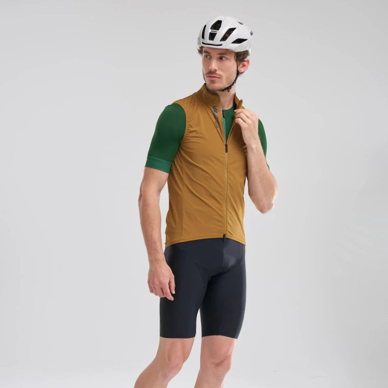 MAVIC AKSIUM WIND ærmeløs jakke brun