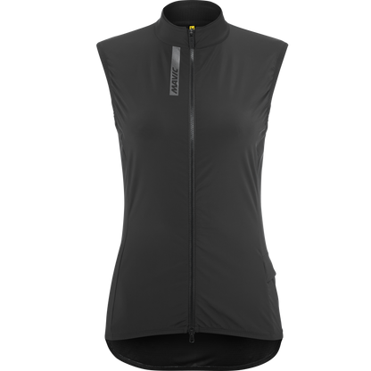 Vestă fără mâneci MAVIC AKSIUM WIND Femei Negru