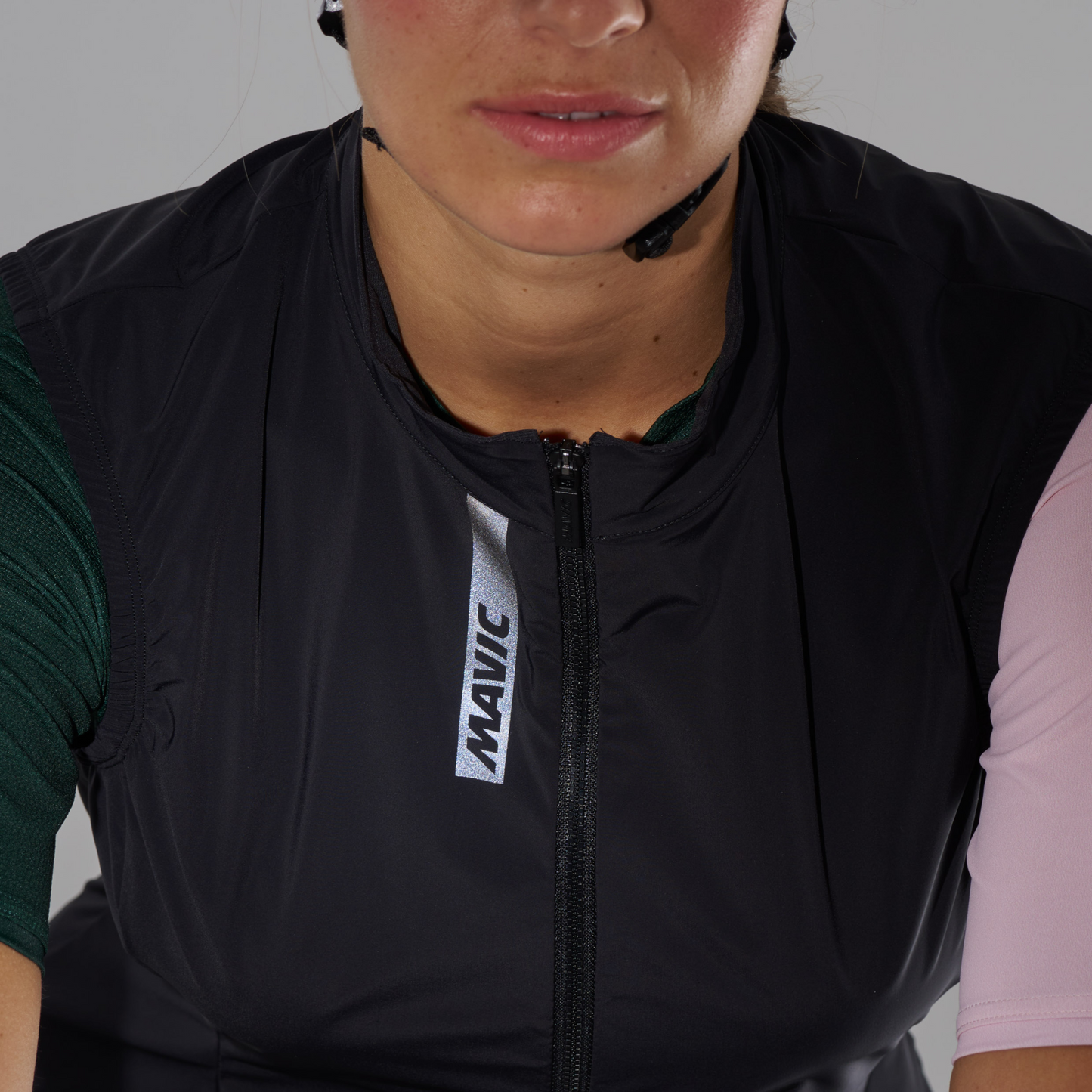 Ärmellose Jacke MAVIC AKSIUM WIND Damen Schwarz