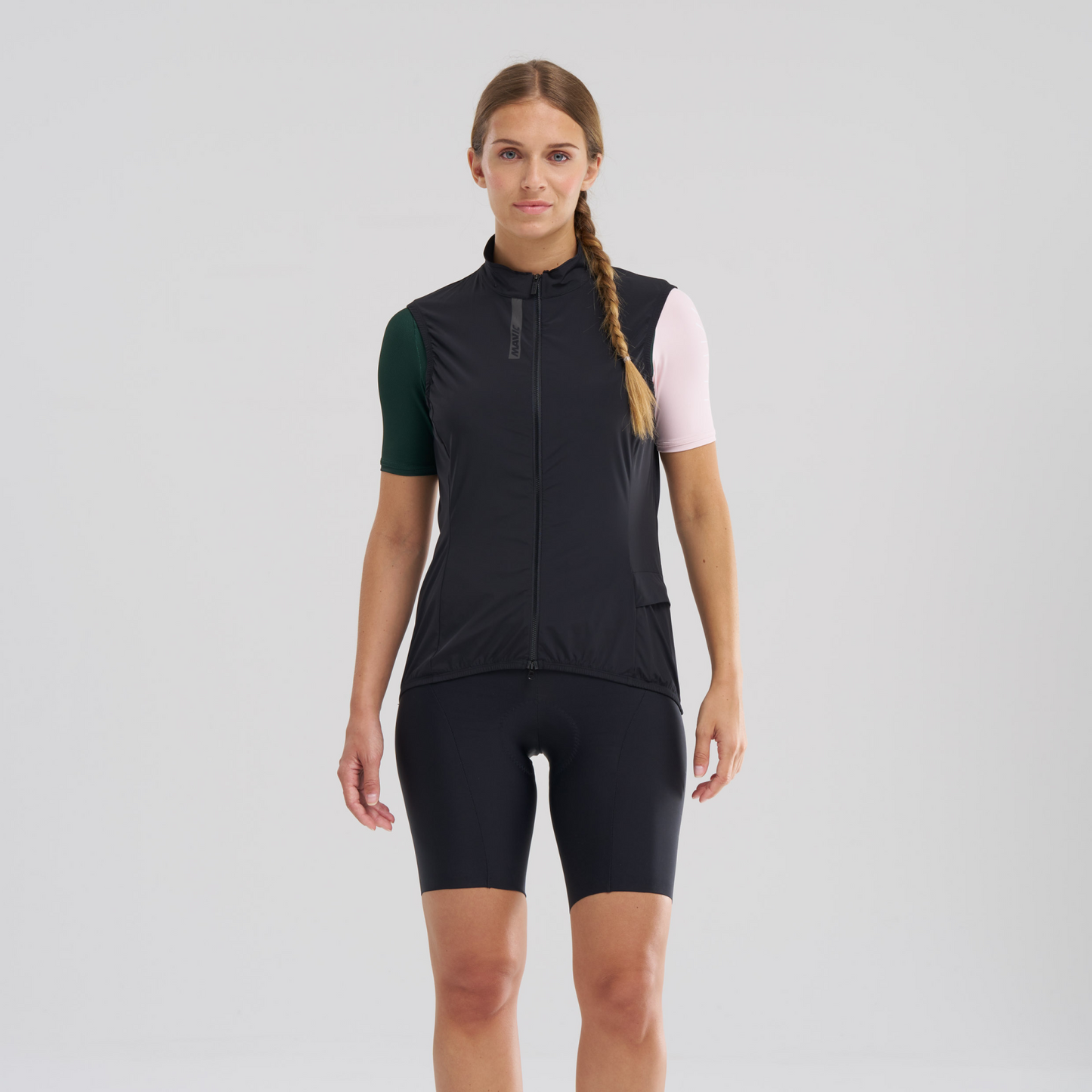 Ärmellose Jacke MAVIC AKSIUM WIND Damen Schwarz