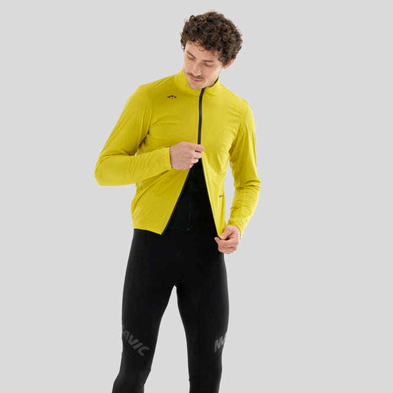 MAVIC COSMIC H2O fietsjack geel - aanzicht 2
