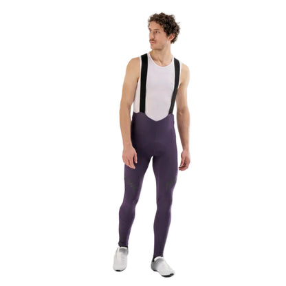 Pantaloni Lungi cu Bretele MAVIC KSYRIUM THERMO Violet