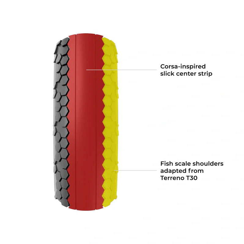 Däck VITTORIA TERRENO T10 HARDPACK Gravel Sport 700c Tubetype Svart