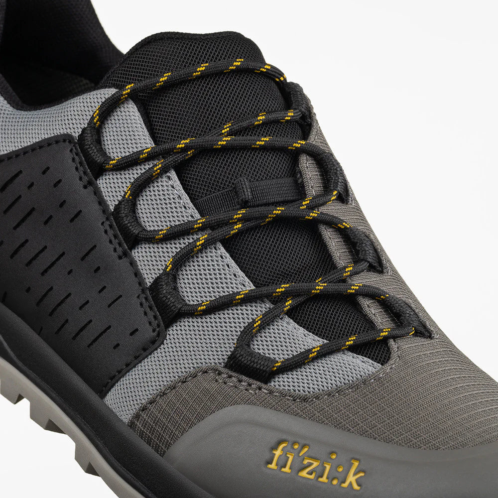 MTB-sko FIZIK TERRA ERGOLACE GTX FLAT Sort/Grå