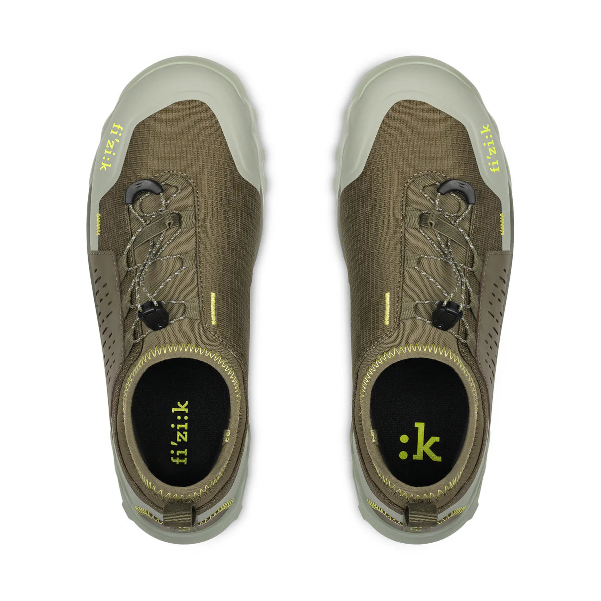 Chaussure VTT FIZIK ERGOLACE 2 FLAT Bronze/Vert