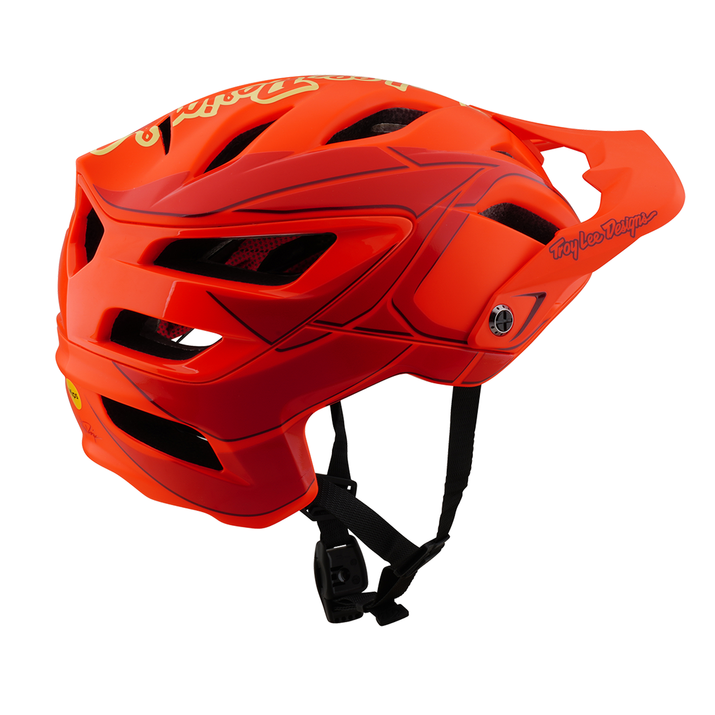 Casco MTB TROY LEE DESIGNS A3 MIPS GHOSTWING Rosso