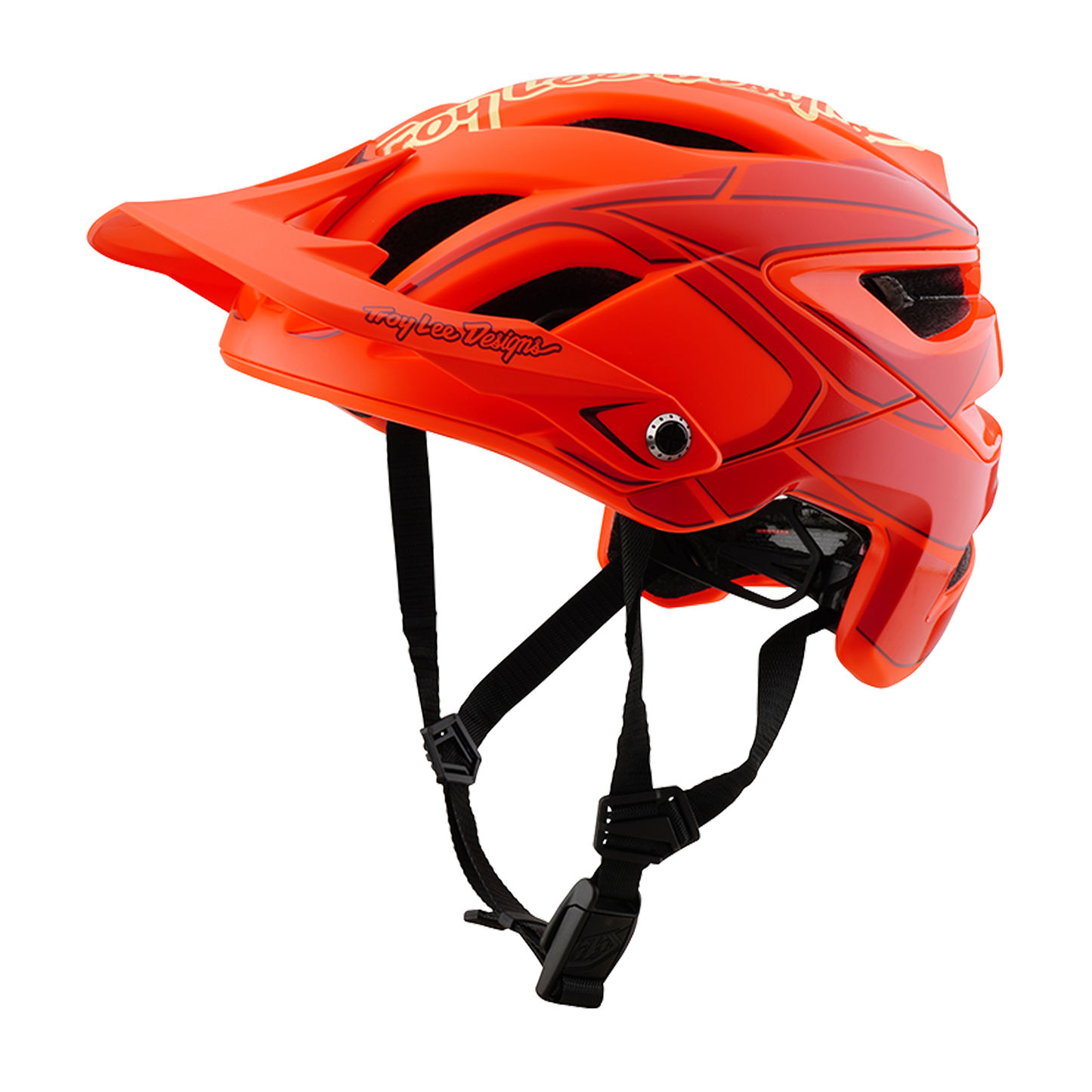 Casco MTB TROY LEE DESIGNS A3 MIPS GHOSTWING Rosso