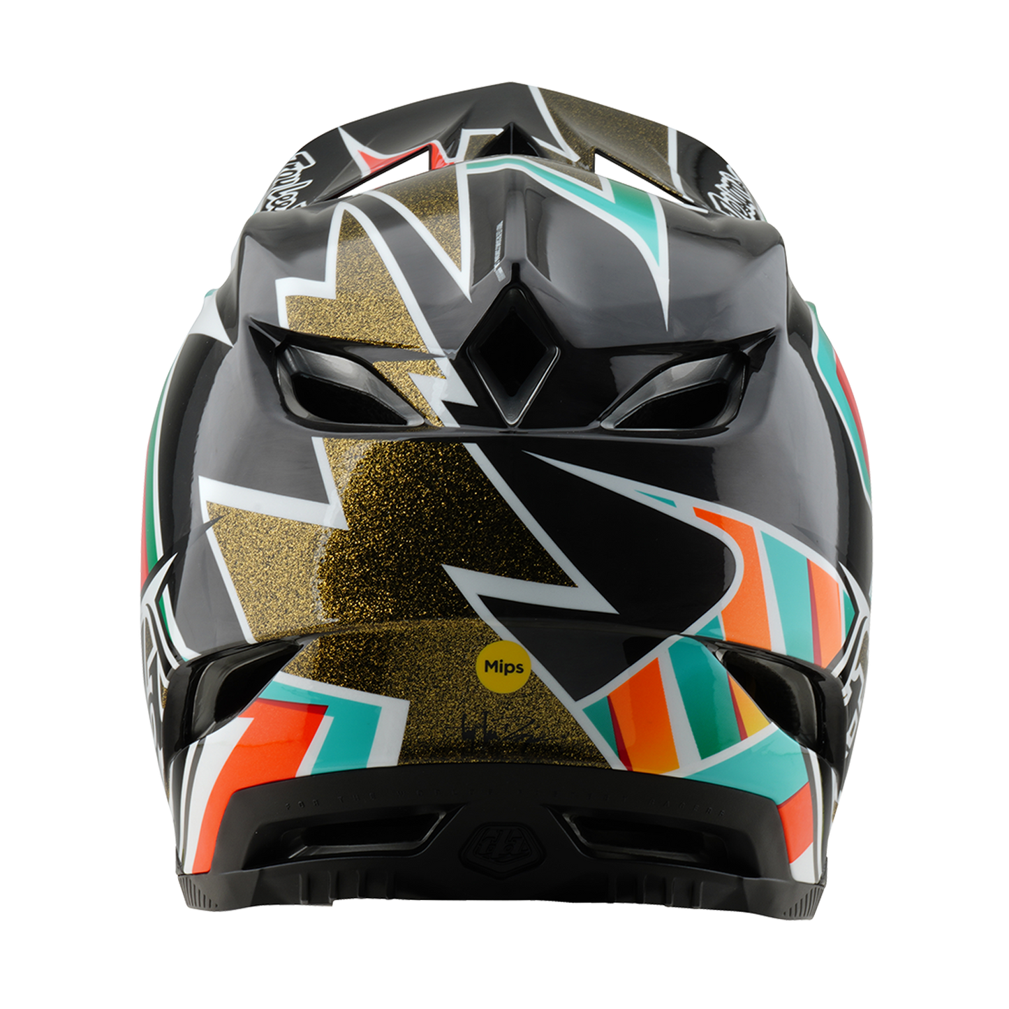 Casco de MTB TROY LEE DESIGNS D4 CARBON MIPS Frames Negro/Oro
