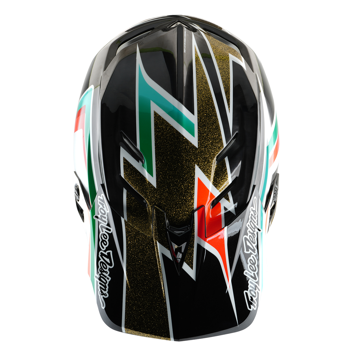 Casco de MTB TROY LEE DESIGNS D4 CARBON MIPS Frames Negro/Oro