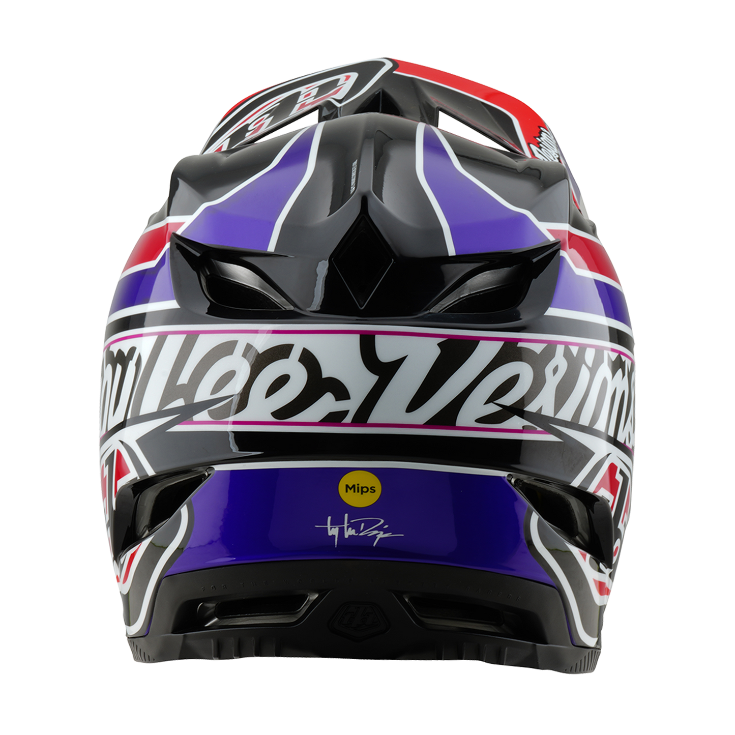 Casco MTB TROY LEE DESIGNS D4 POLYACRYLITE MIPS LINEAR Nero