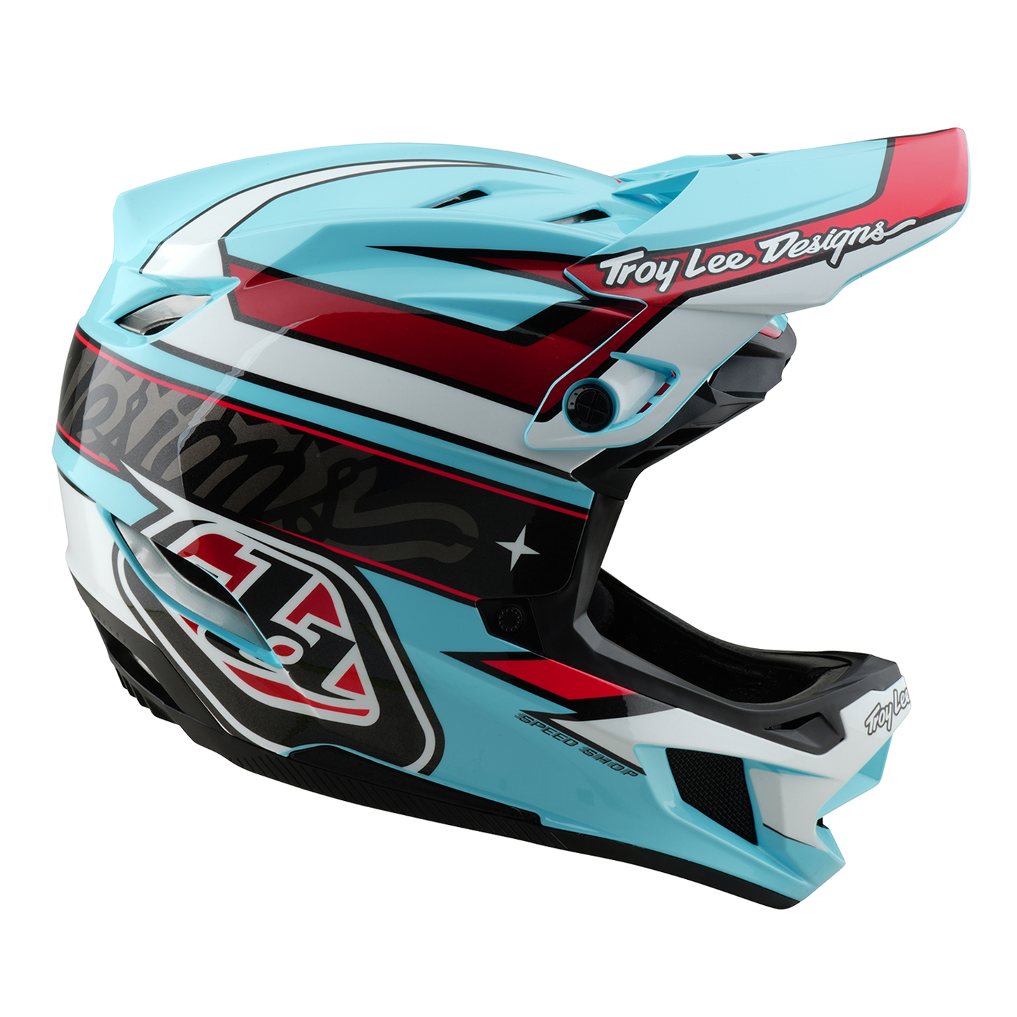 Helma MTB TROY LEE DESIGNS D4 POLYACRYLITE MIPS LINEAR Modrá