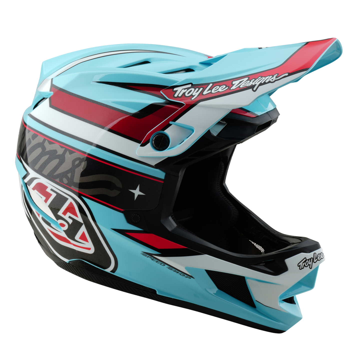 Helma MTB TROY LEE DESIGNS D4 POLYACRYLITE MIPS LINEAR Modrá
