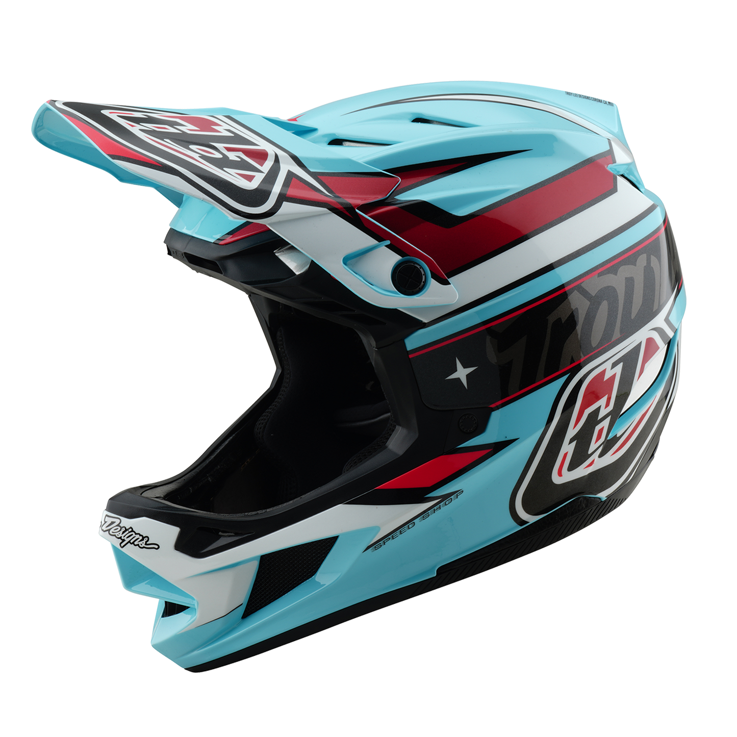 Helma MTB TROY LEE DESIGNS D4 POLYACRYLITE MIPS LINEAR Modrá