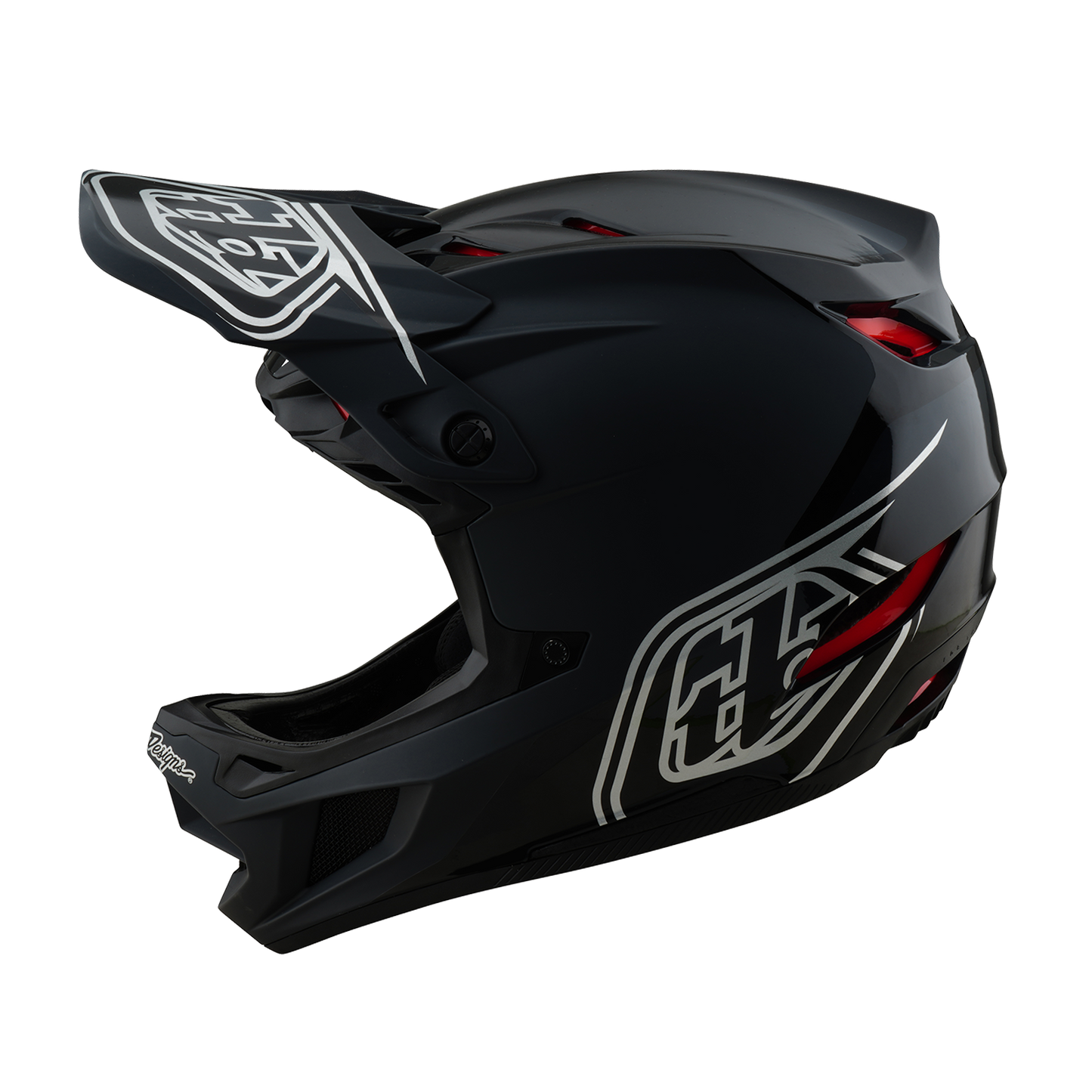 Casque VTT TROY LEE DESIGNS D4 POLYACRYLITE MIPS SHADOW Noir