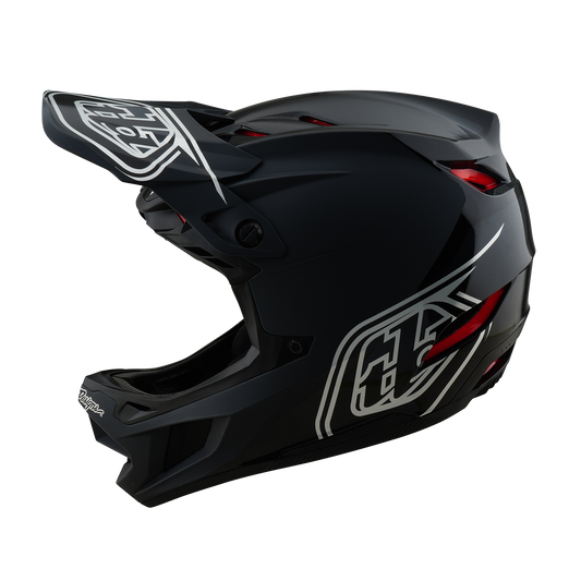 Casque VTT TROY LEE DESIGNS D4 POLYACRYLITE MIPS SHADOW Noir