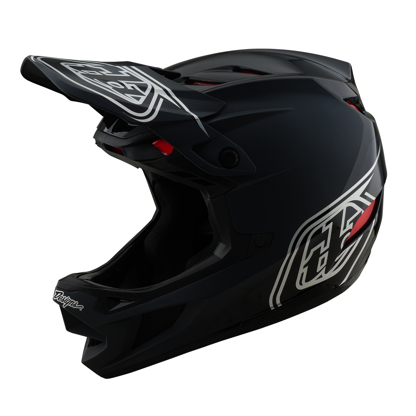 Casque VTT TROY LEE DESIGNS D4 POLYACRYLITE MIPS SHADOW Noir