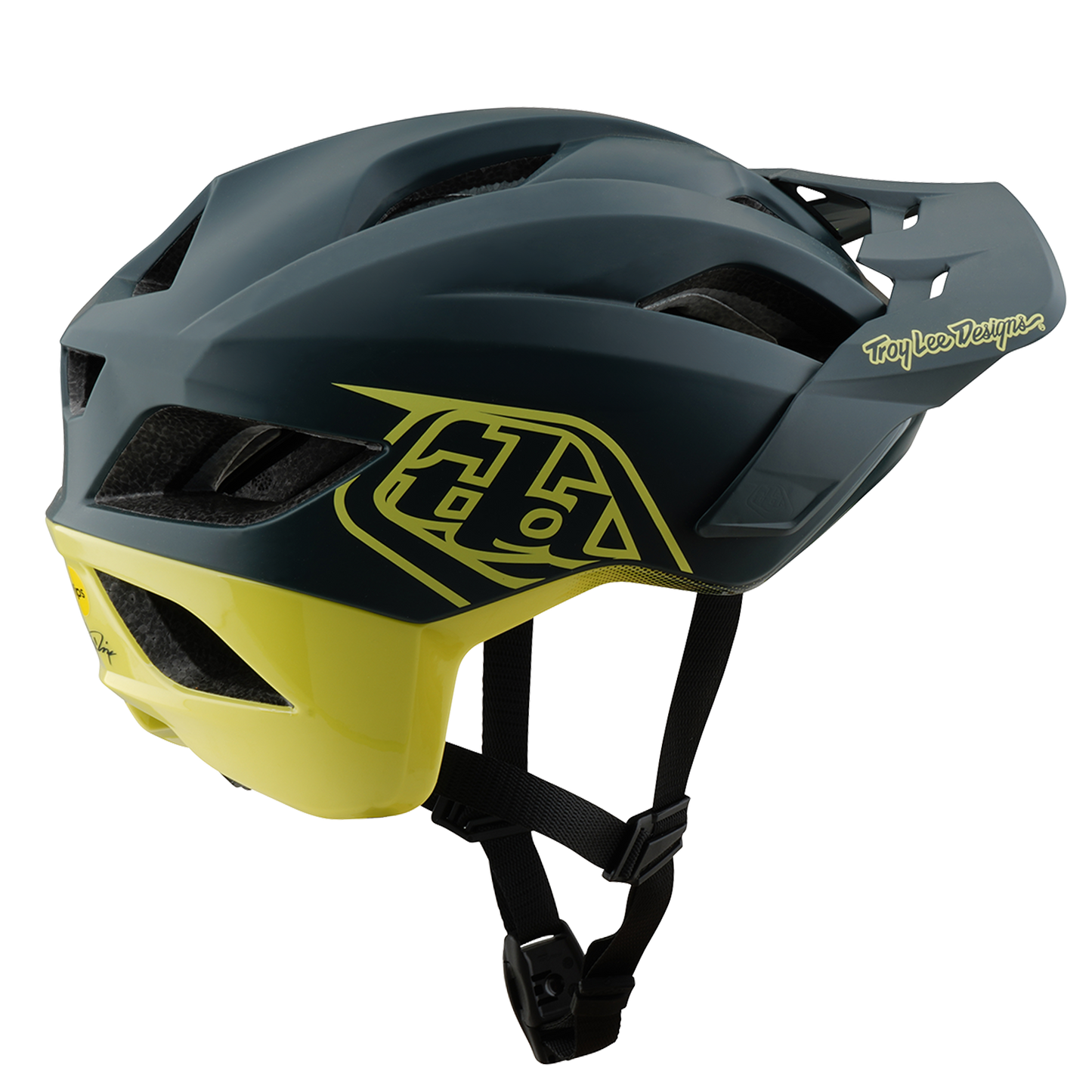 Casco MTB TROY LEE DESIGNS FLOWLINE SE MIPS Grigio/Giallo