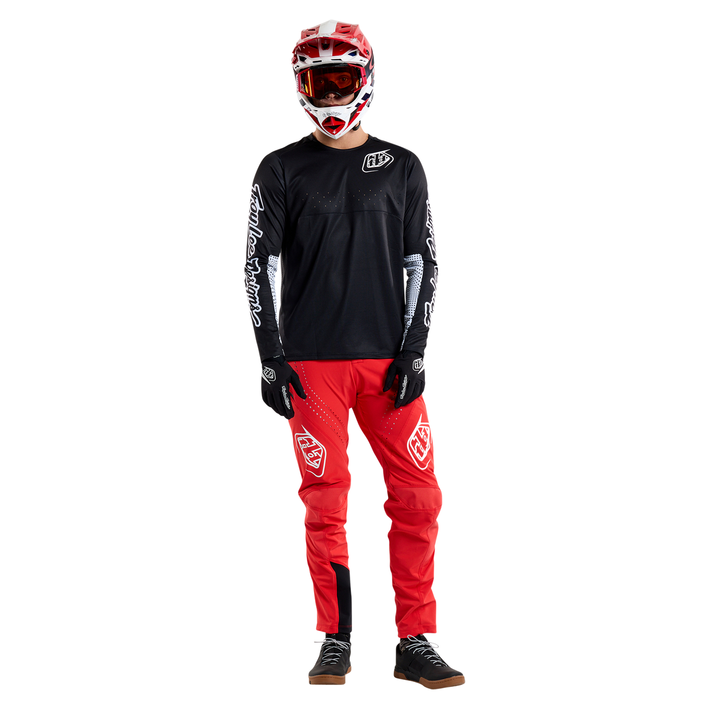 Maillot TROY LEE DESIGNS SPRINT Manches Longues Noir