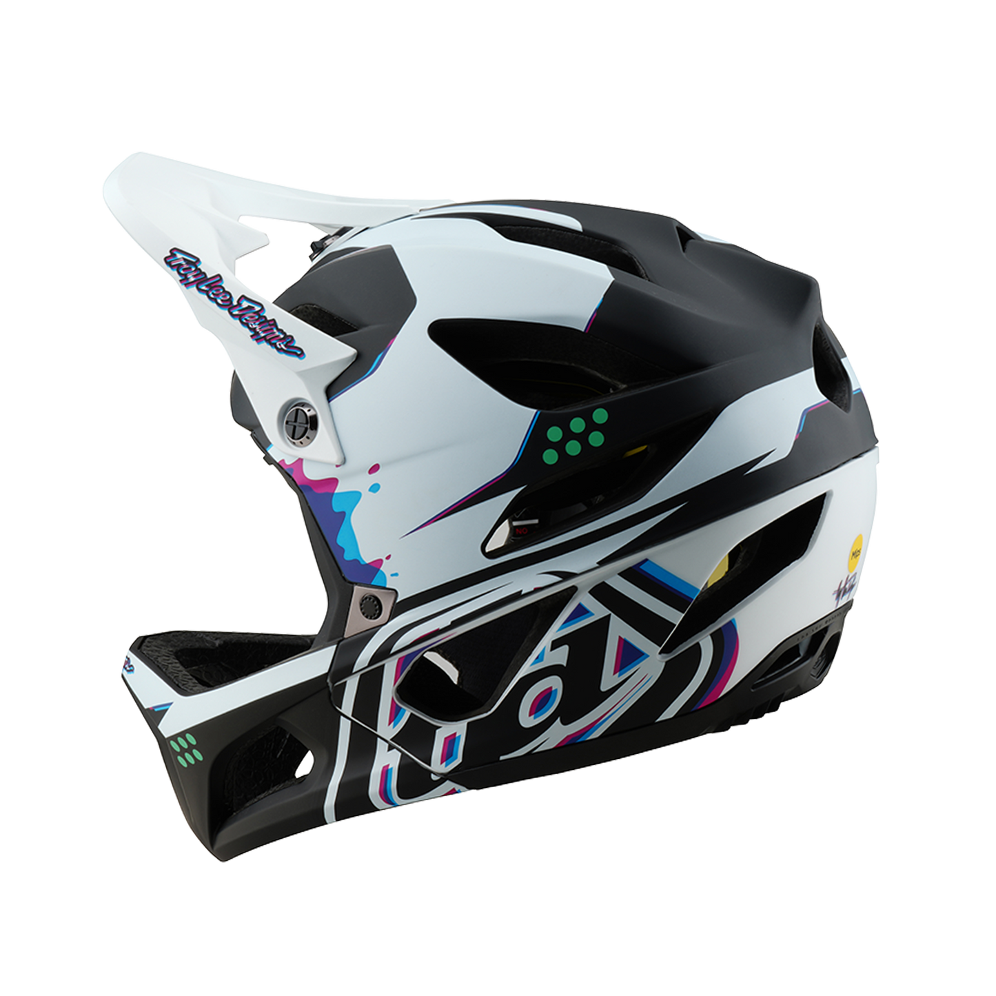 TROY LEE DESIGNS STAGE MIPS MTB Helmet Black/White