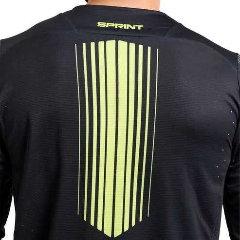Maglia TROY LEE DESIGNS SPRINT Maniche Lunghe Nero/Giallo