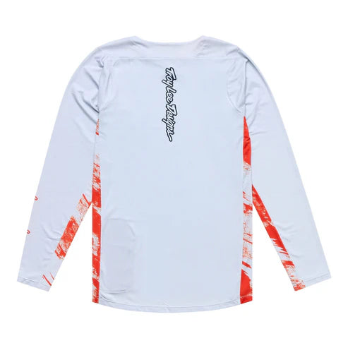 Trikot TROY LEE DESIGNS SKYLINE Lange Ärmel Weiß/Rot
