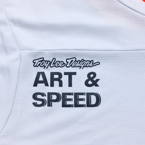 Trikot TROY LEE DESIGNS SKYLINE Lange Ärmel Weiß/Rot