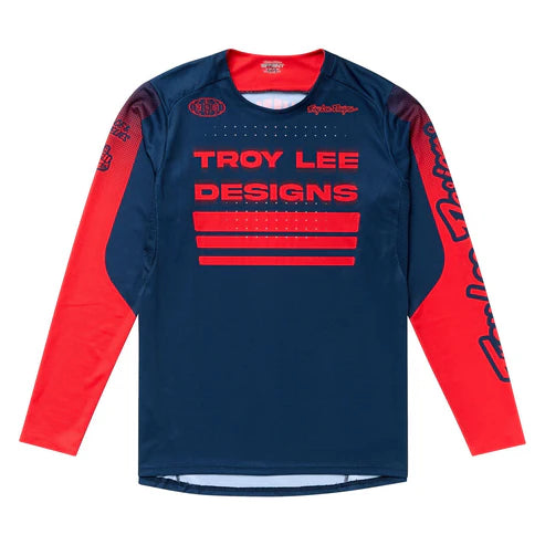 Maillot TROY LEE DESIGNS SPRINT Manches Longues Bleu/Rouge