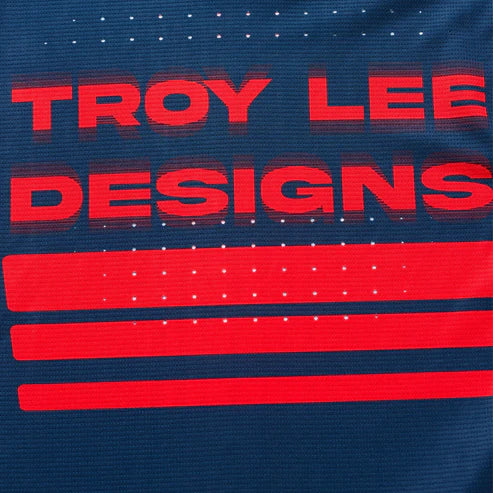 Tröja TROY LEE DESIGNS SPRINT Långa Ärmar Blå/Röd