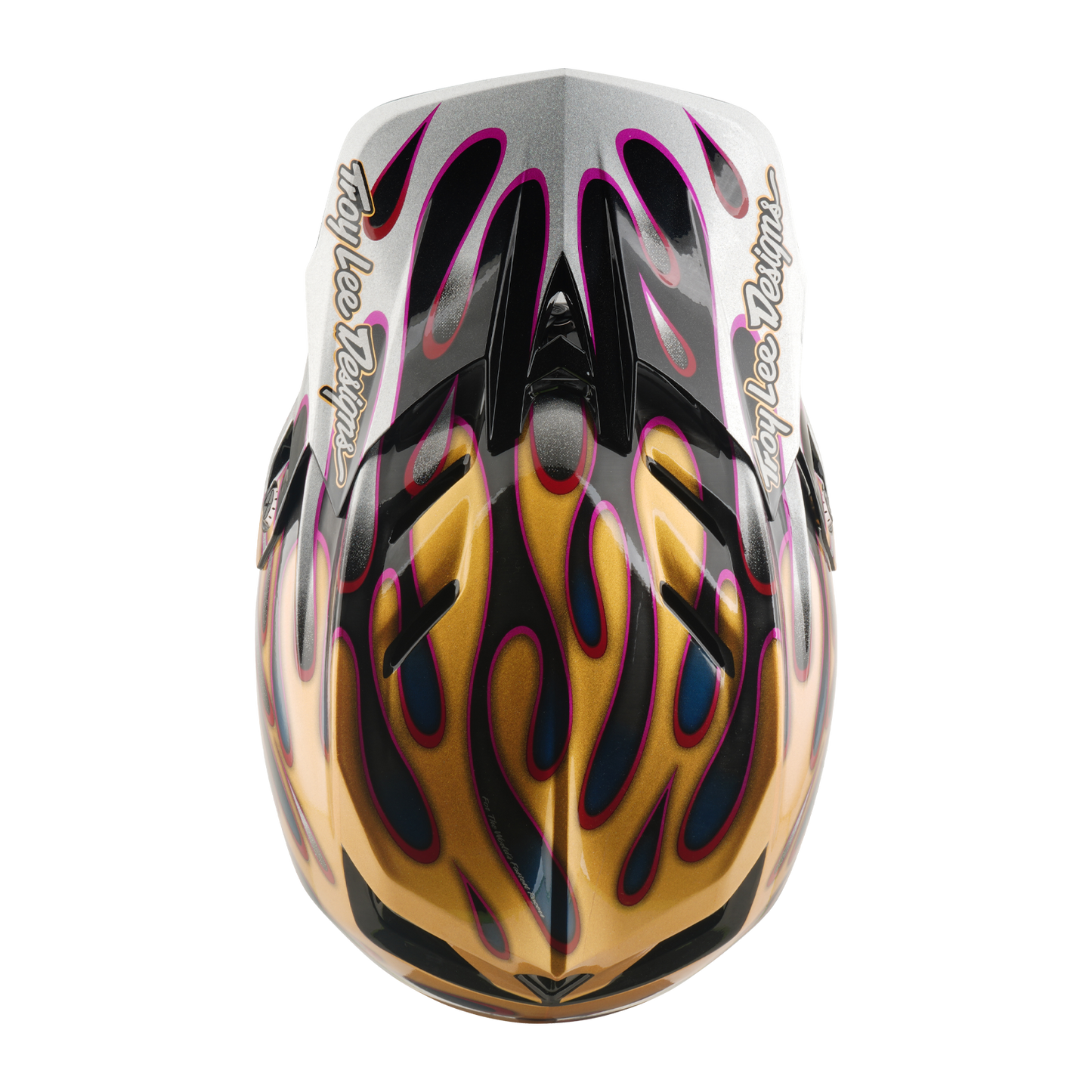 Casque VTT TROY LEE DESIGNS D4 CARBON MIPS Overspray Gold/Noir