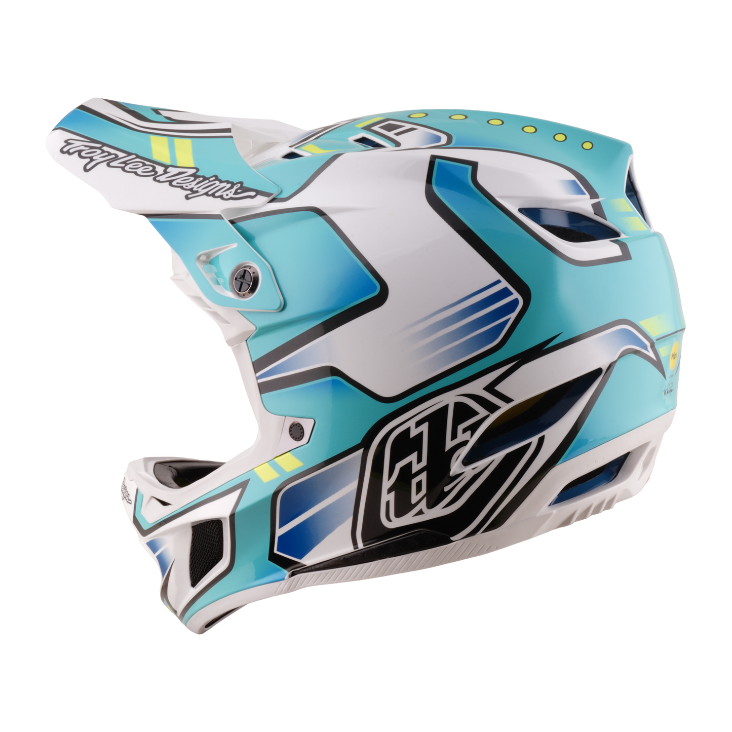MTB-helm TROY LEE DESIGNS D4 COMPOSITE MIPS CREST REAL Groen