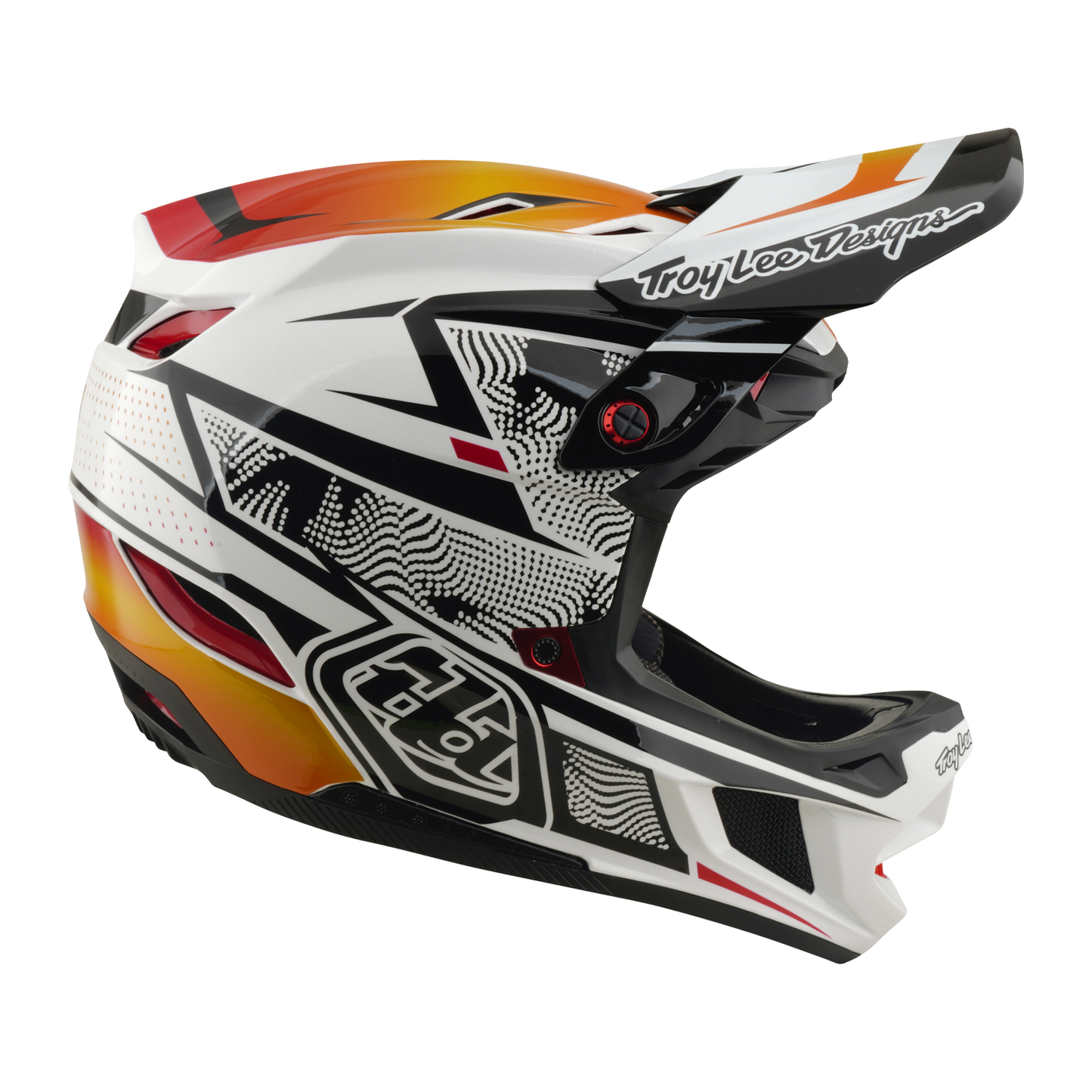 MTB-hjälm TROY LEE DESIGNS D4 COMPOSITE MIPS LINED UP Vit