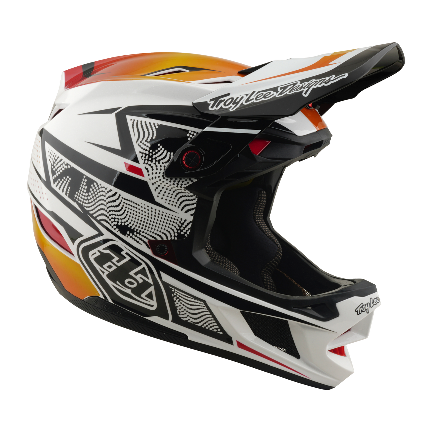 MTB-hjälm TROY LEE DESIGNS D4 COMPOSITE MIPS LINED UP Vit