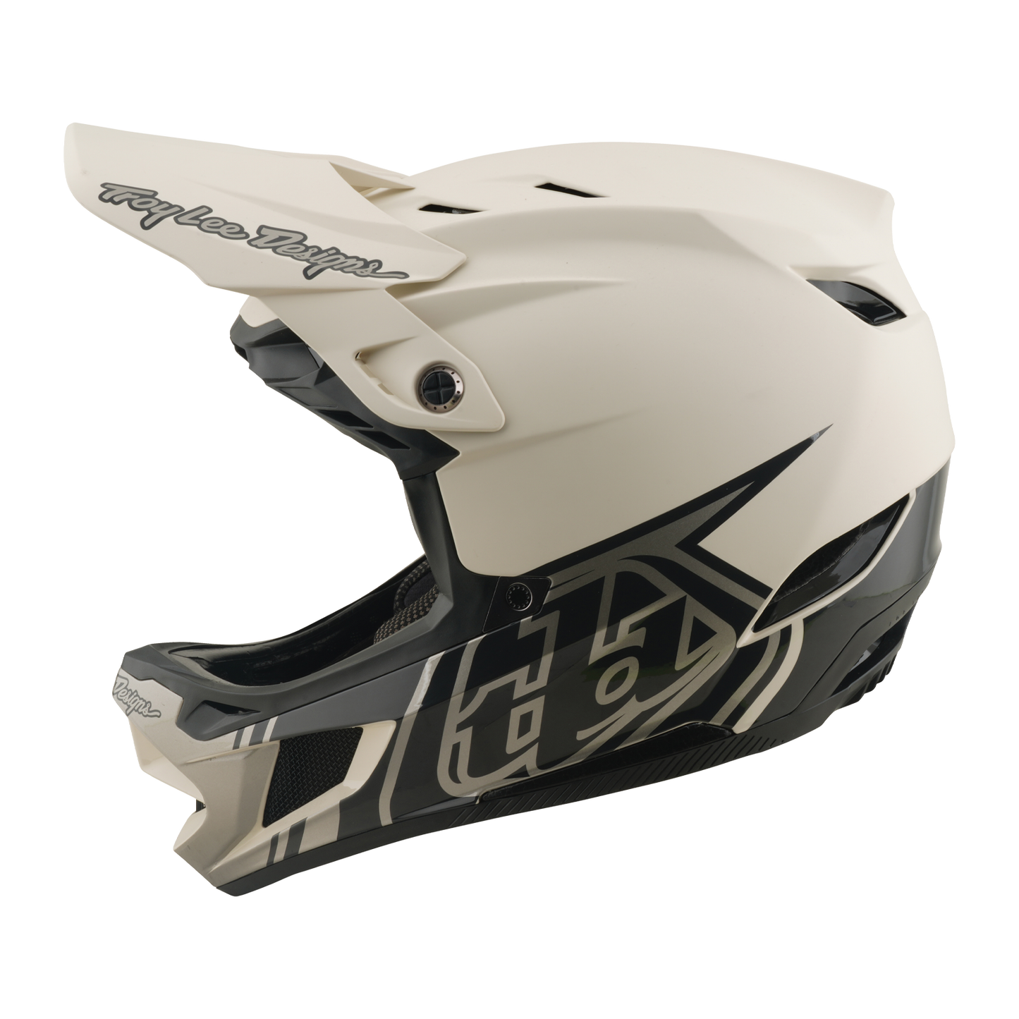 Kask MTB TROY LEE DESIGNS D4 COMPOSITE MIPS STEALTH PUMICE Biały