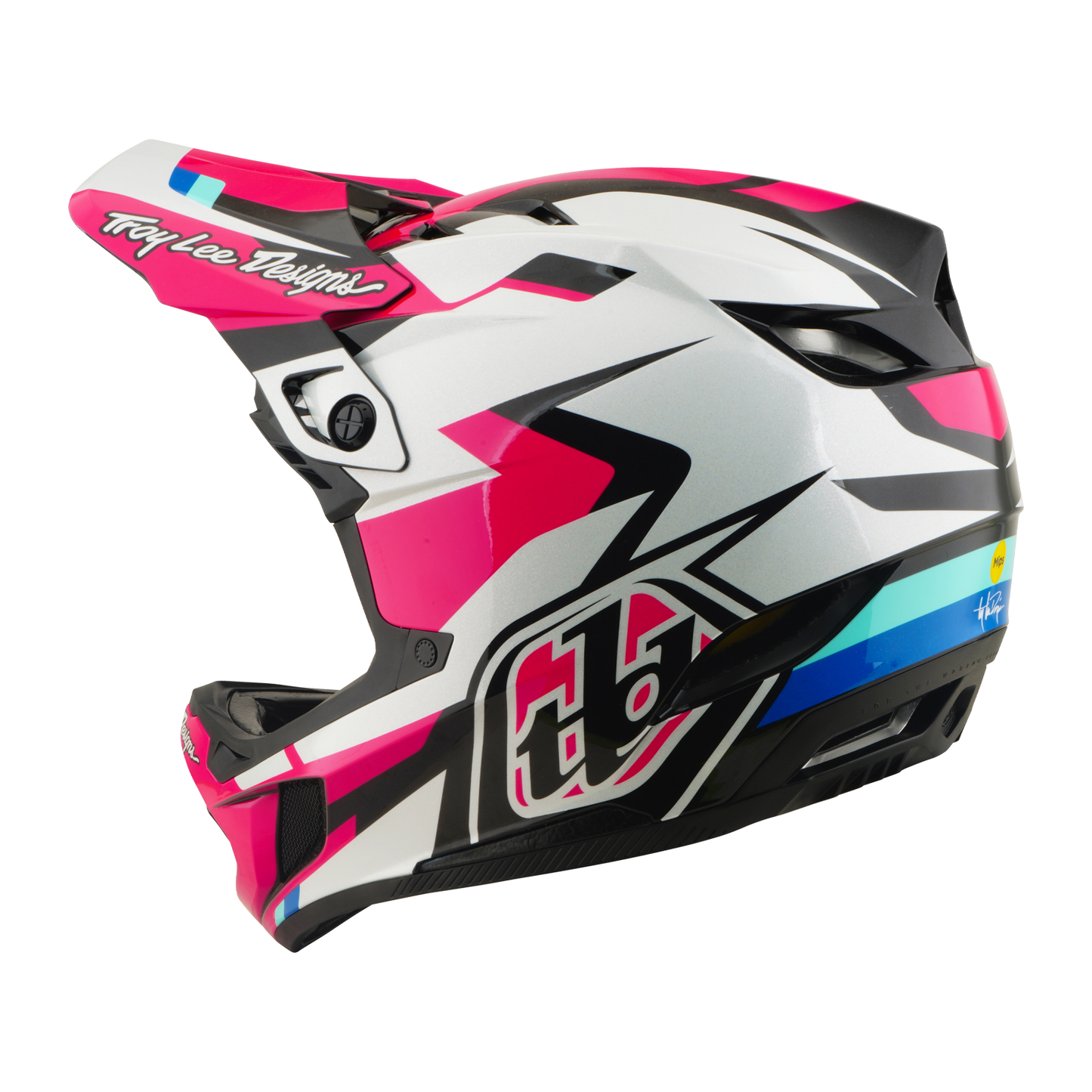 Casque VTT TROY LEE DESIGNS D4 POLYACRYLITE MIPS ROAMER Magenta