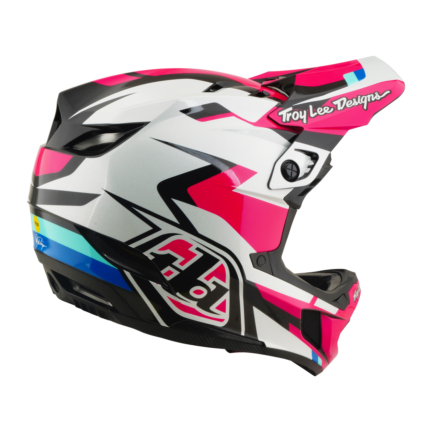 Casque VTT TROY LEE DESIGNS D4 POLYACRYLITE MIPS ROAMER Magenta