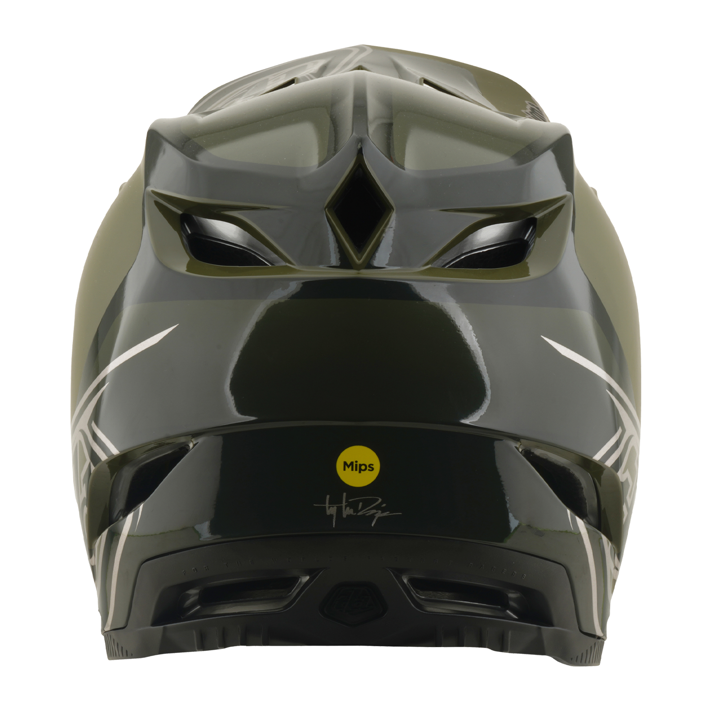 MTB-Helm TROY LEE DESIGNS D4 POLYACRYLITE MIPS SHADOW BEETLE Kaki
