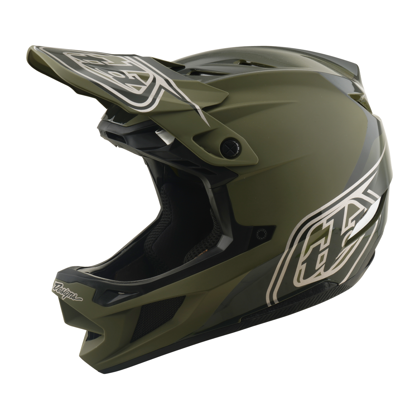 MTB-Helm TROY LEE DESIGNS D4 POLYACRYLITE MIPS SHADOW BEETLE Kaki