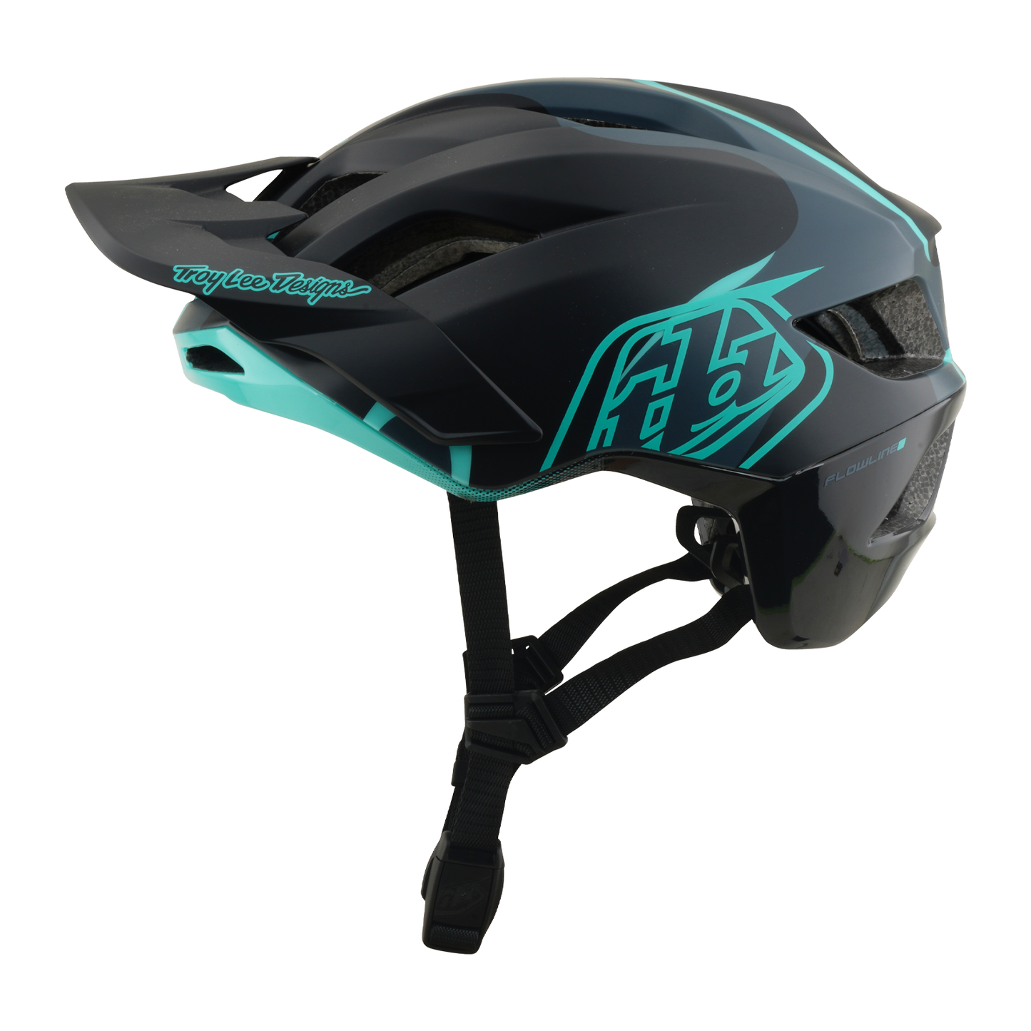Helma na MTB TROY LEE DESIGNS FLOWLINE SE MIPS BADGE Carbon/Modrá