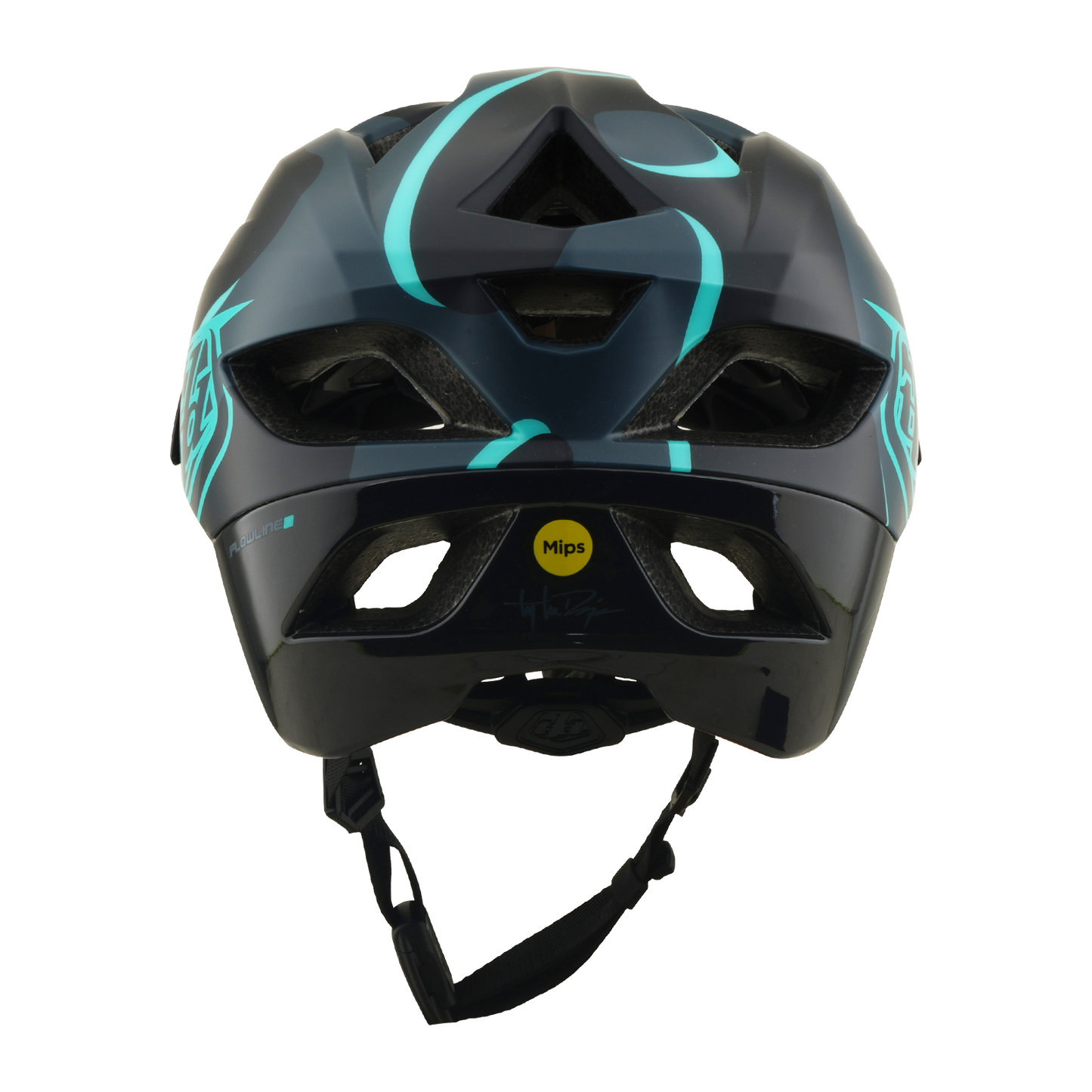 Helma na MTB TROY LEE DESIGNS FLOWLINE SE MIPS BADGE Carbon/Modrá