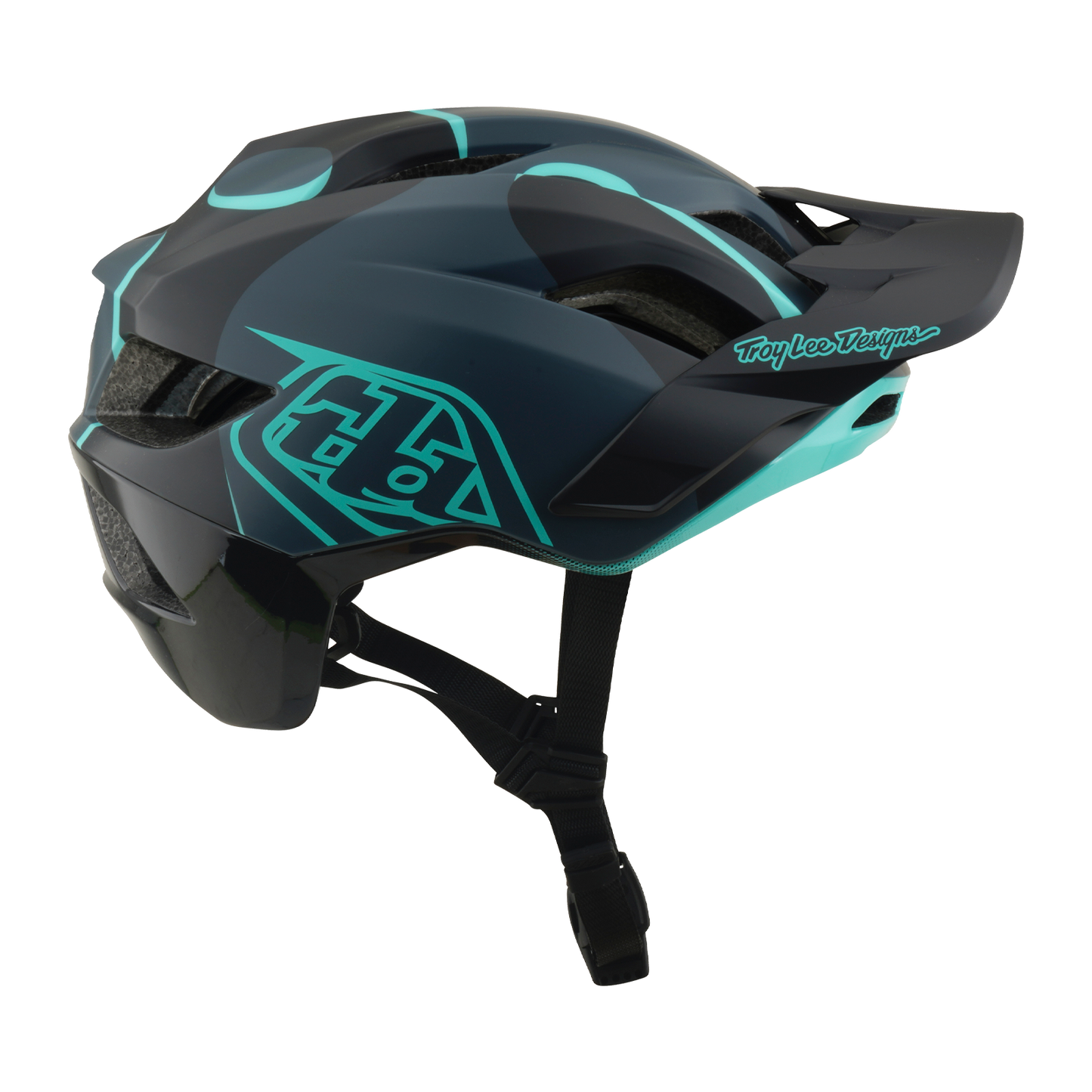 Helma na MTB TROY LEE DESIGNS FLOWLINE SE MIPS BADGE Carbon/Modrá