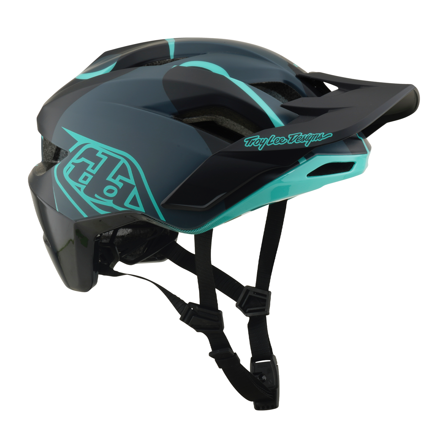 Helma na MTB TROY LEE DESIGNS FLOWLINE SE MIPS BADGE Carbon/Modrá