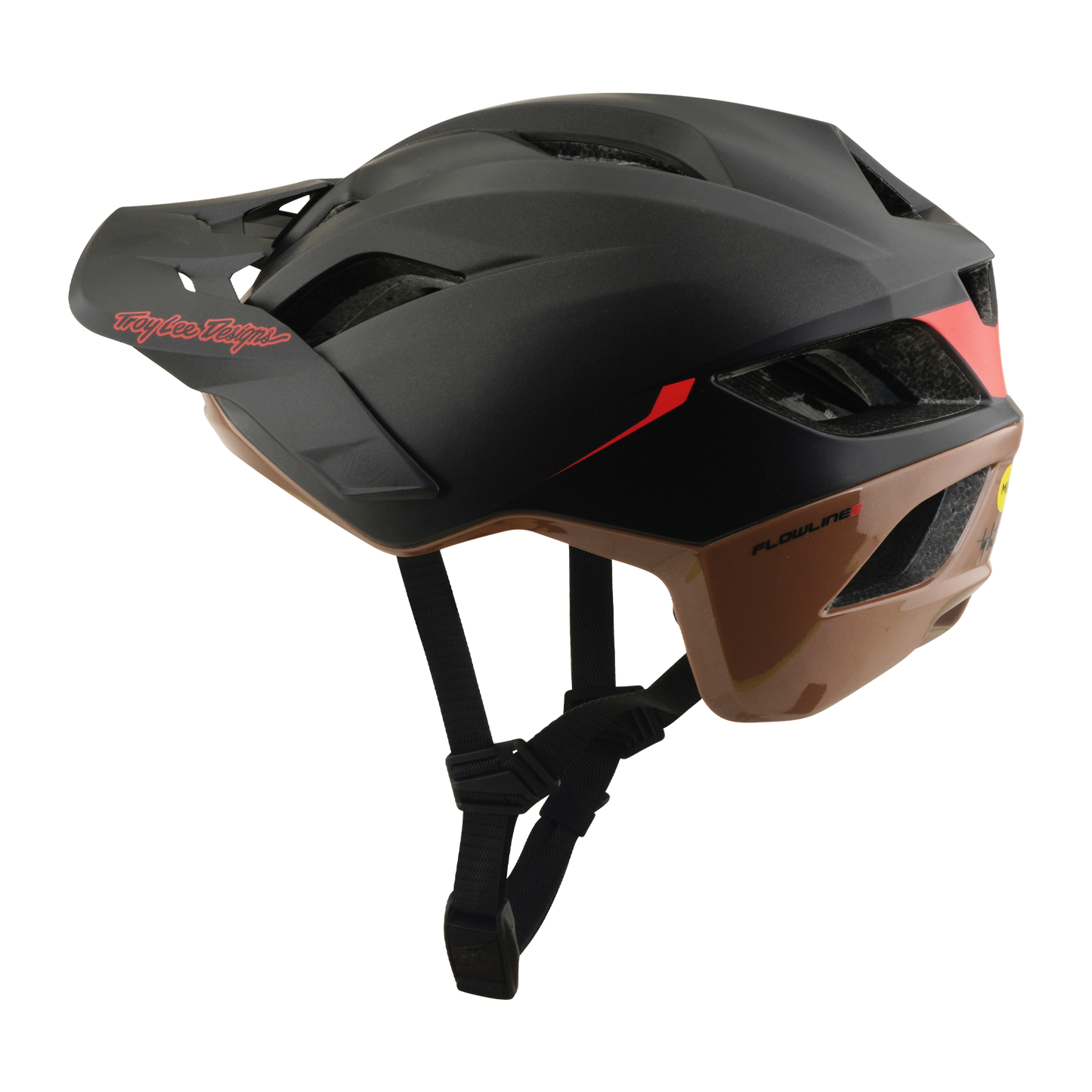 Casco MTB TROY LEE DESIGNS FLOWLINE SE MIPS STACKS Nero/Marrone