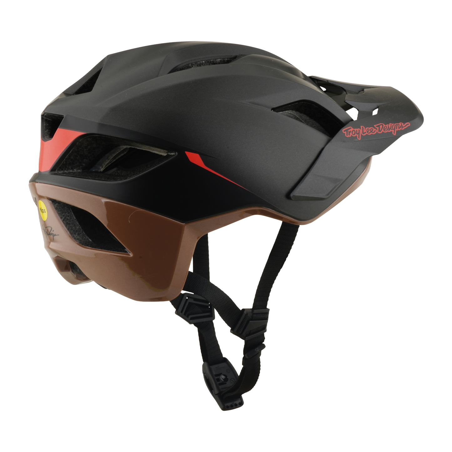 Casco MTB TROY LEE DESIGNS FLOWLINE SE MIPS STACKS Nero/Marrone