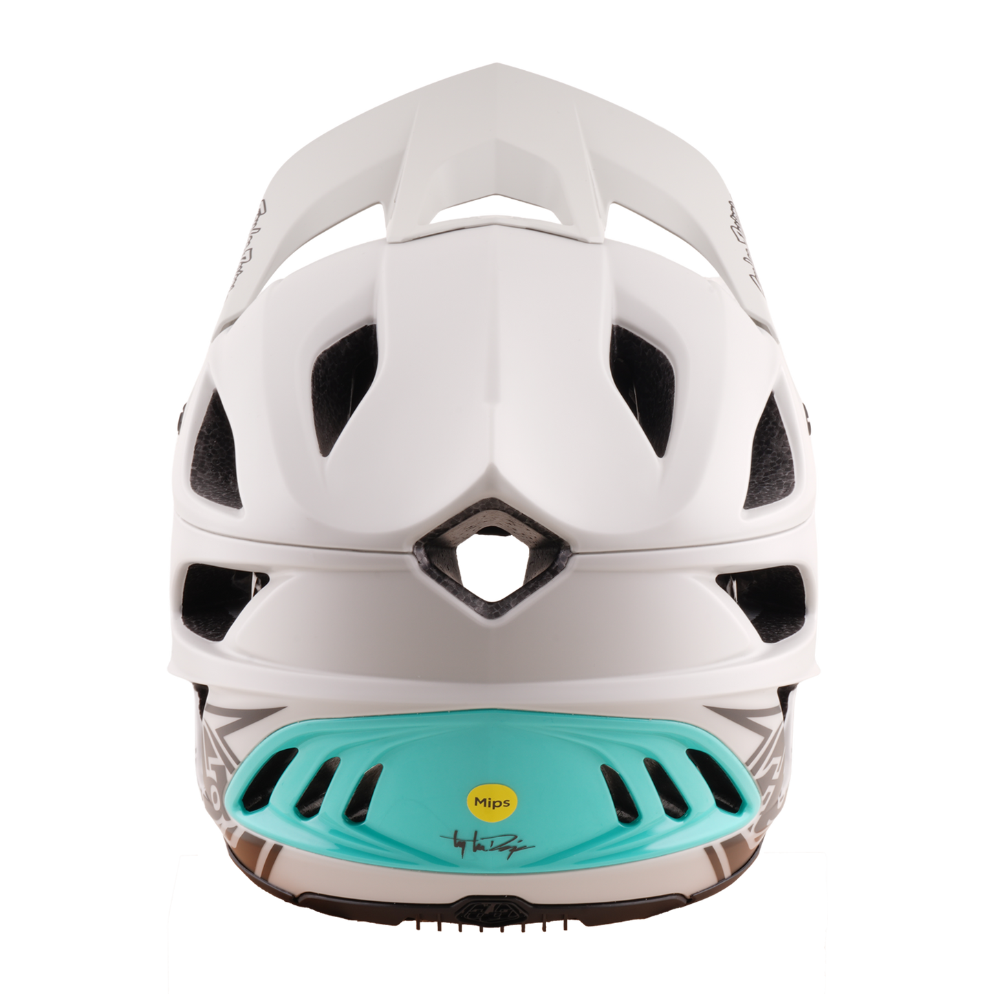 Casque VTT TROY LEE DESIGNS STAGE STUNT DRONE PUMICE Gris/Vert
