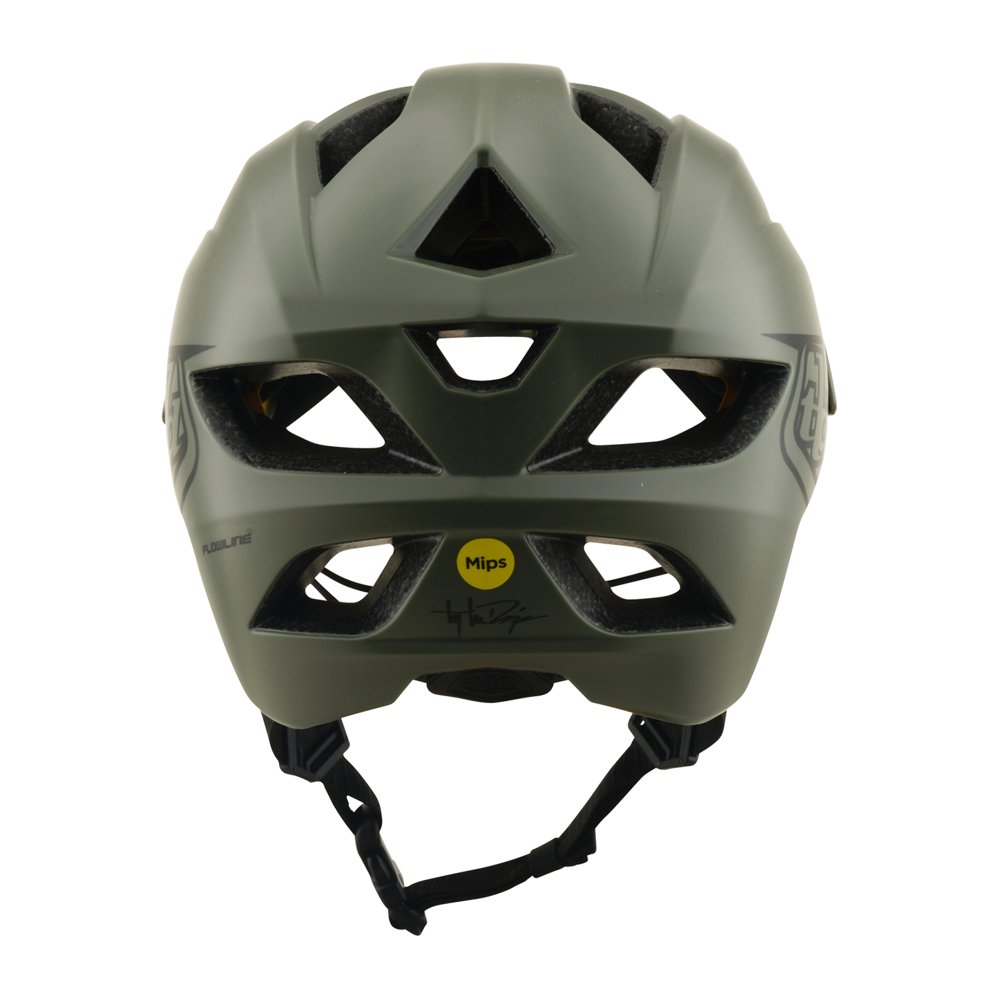 Casque VTT TROY LEE DESIGNS FLOWLINE POINT MIPS Junior Kaki